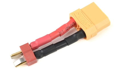 G-Force RC - Power adapterkabel - Deans connector vrouw.  XT-90 connector vrouw. - 12AWG Siliconen-kabel - 1 st